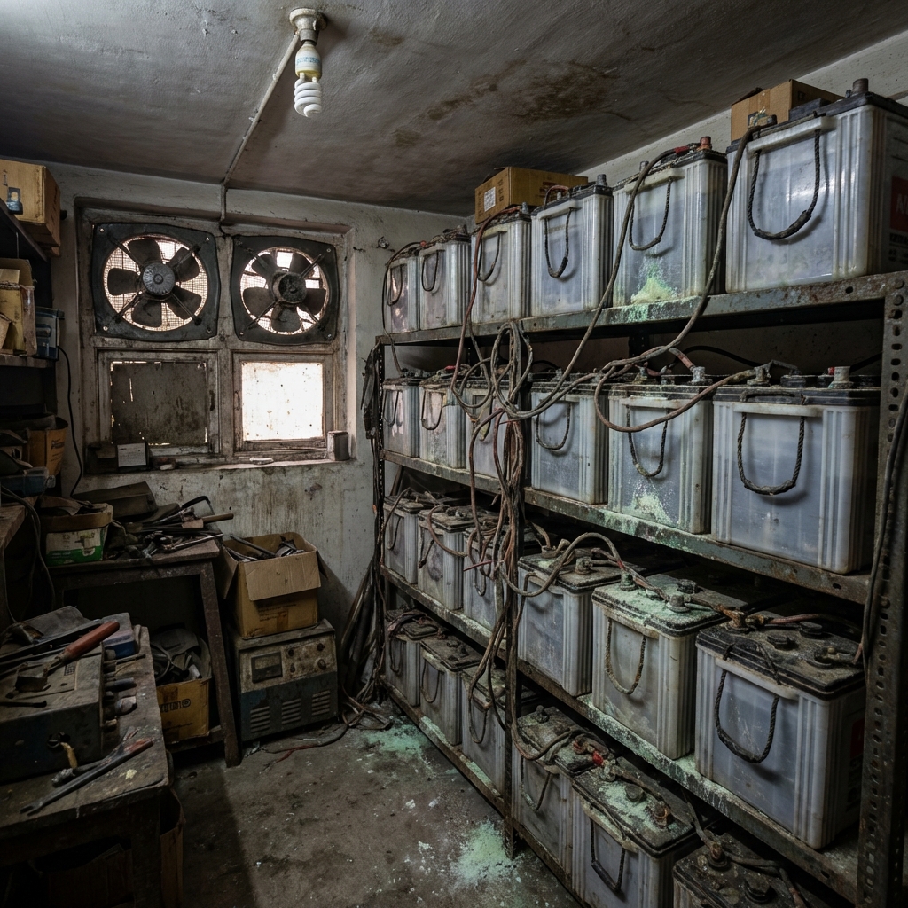 The "Battery Room" Nightmare: Why Offices are Ditching 16+ Lead-Acid Setups